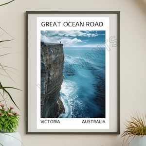 Great Ocean Road 11x17 Print Great Ocean Road Australia Wall Decor
